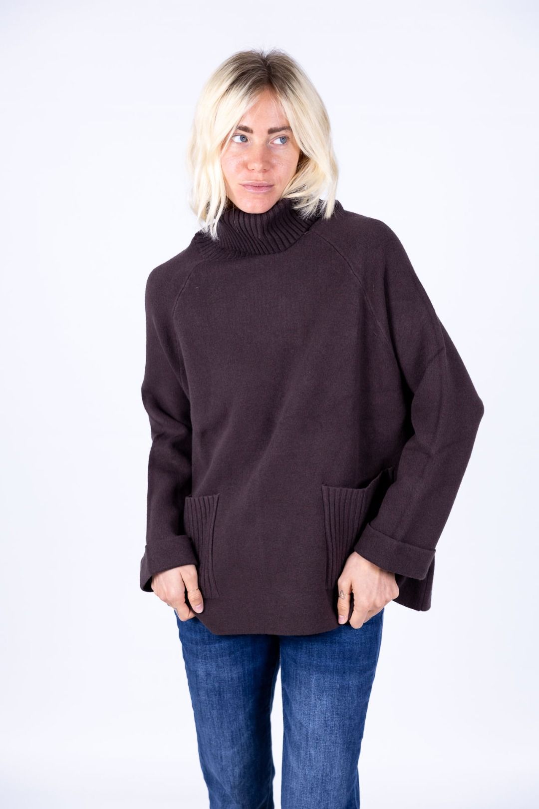 Decima Domus - Maglia collo alto con tasche