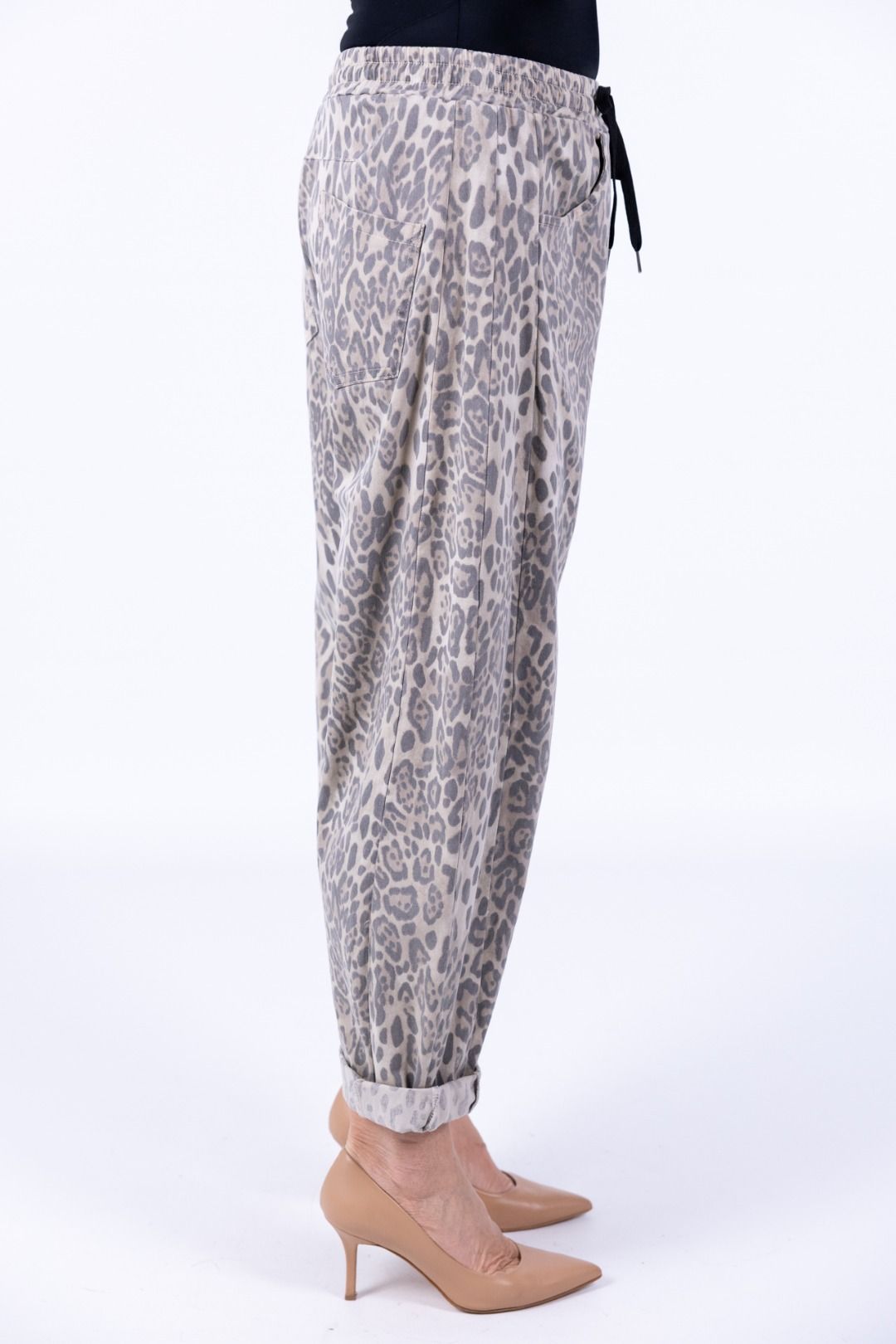 Susy Mix - Pantalone con coulisse maculato