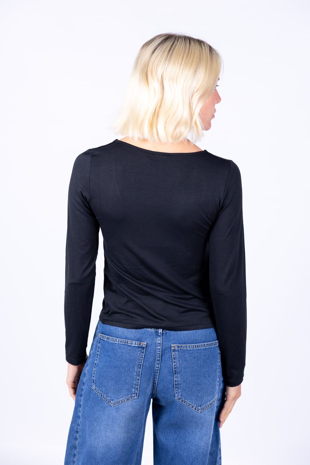 Susy Mix - Maglia scollo quadro