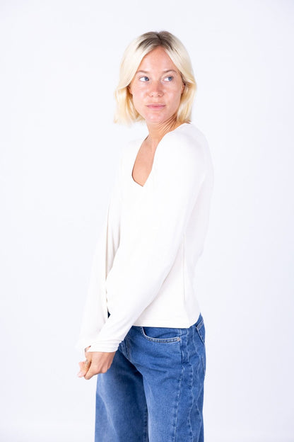 Susy Mix - Maglia scollo quadro