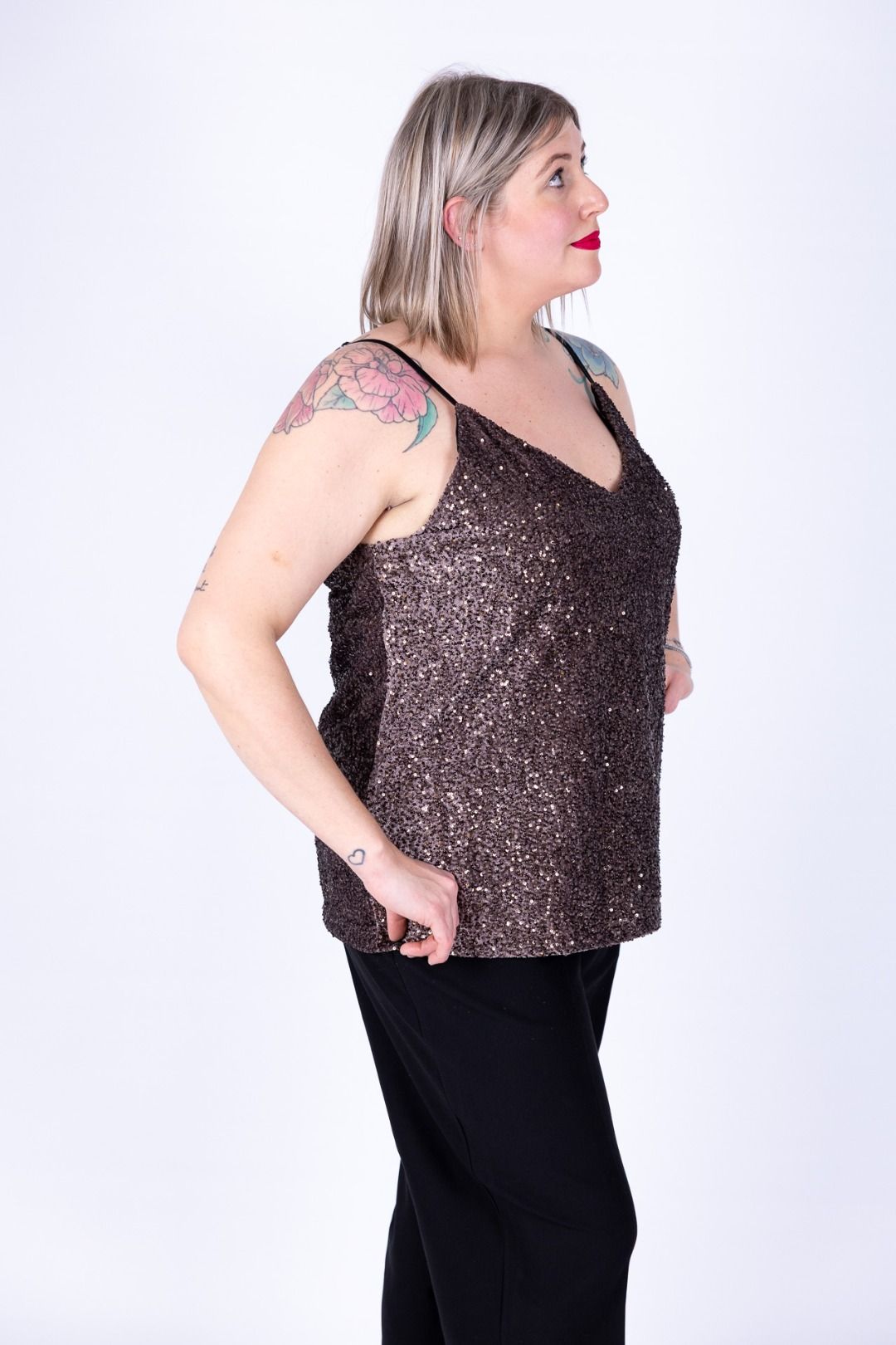 Susy Star - Top pailettes