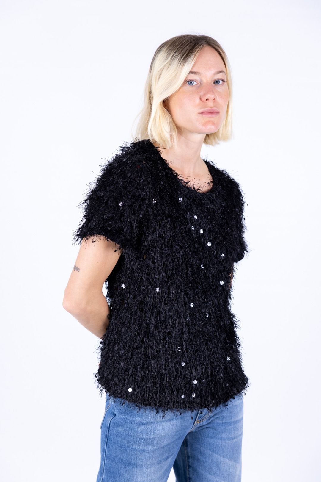 Susy Mix - Maglia paillettes