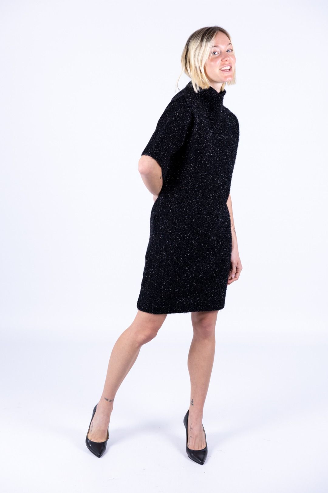 HaveOne - Mini abito collo vulcano