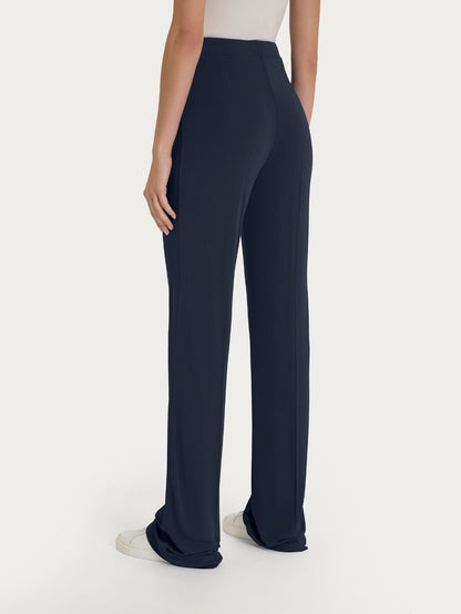 Ragno - Pantalone ampio in crepe satin