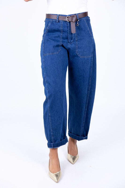 Susy Mix - Pantalone jeans ovetto