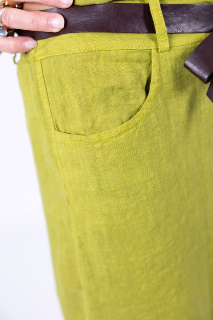 Susy Mix - Pantalone baggy in lino