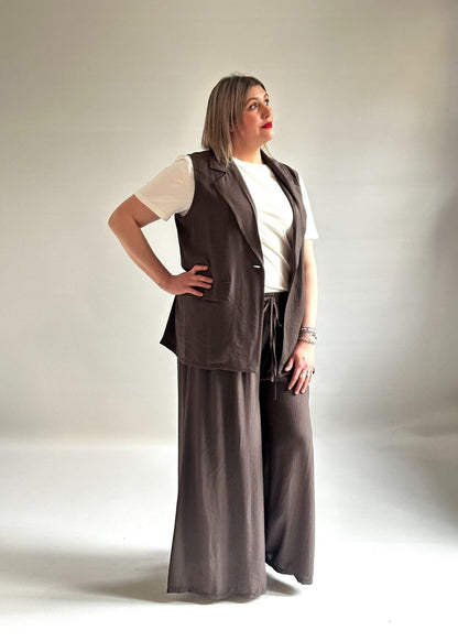 Susy Star - Completo gilet con pantalone