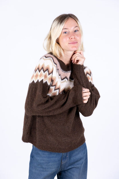 Susy Mix - Maglia jacquard lurex