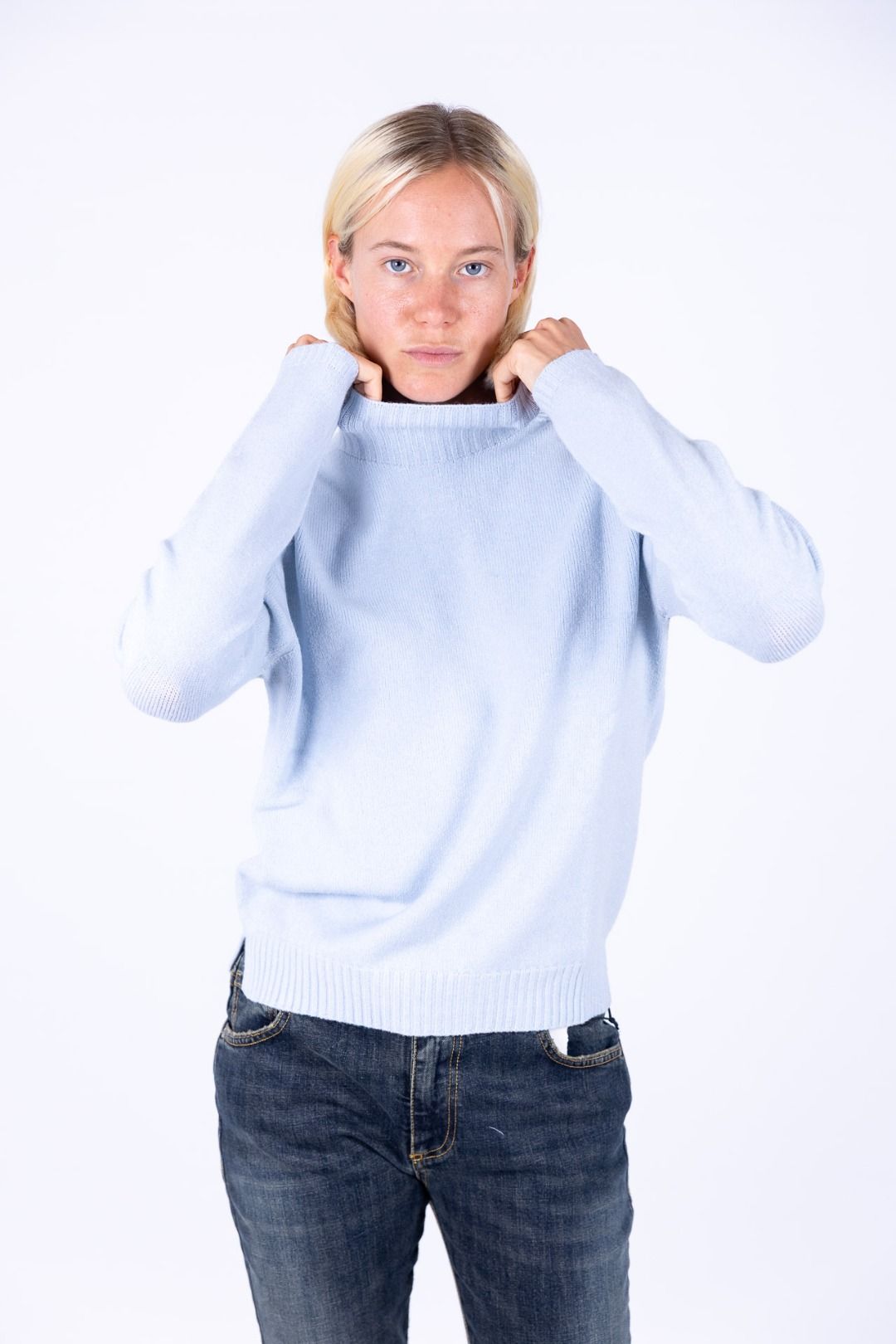 Arvs - Maglia lupetto con spacchi laterali