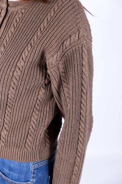 Tensione In - Cardigan a treccie