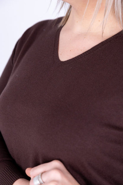 Dejavù - Maglia scollo a V con spacchetti