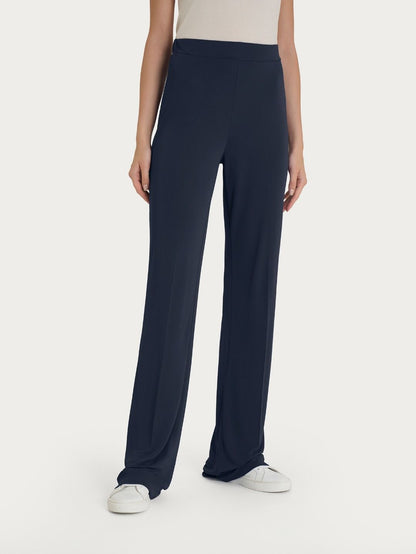 Ragno - Pantalone ampio in crepe satin
