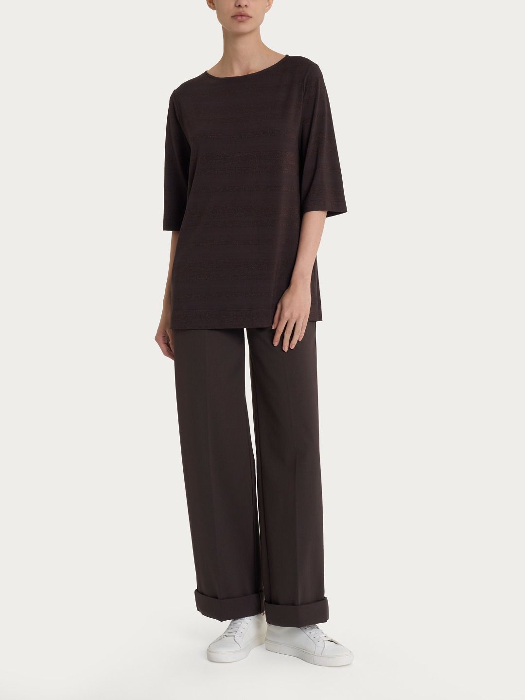 Ragno - maglia manica 3/4 lurex