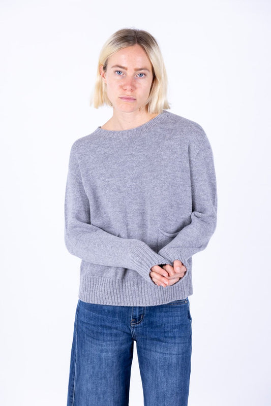 Nhoi Lab - Maglia con taschine girocollo