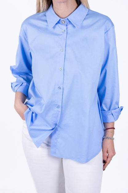 Susy Star - Camicia con bottone gioiello