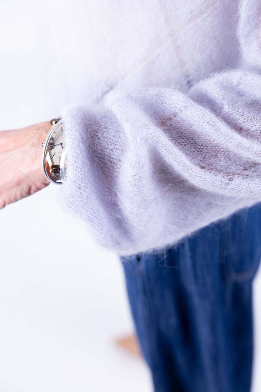 Amorė - Maglia ricamo kid mohair