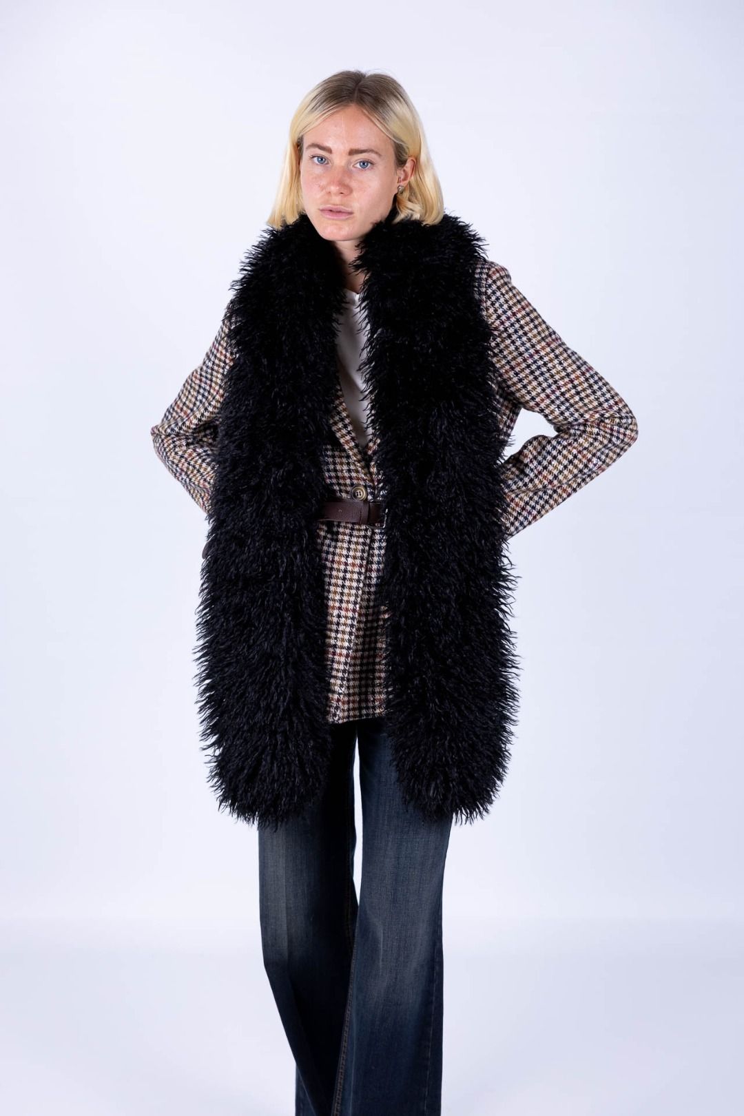 Susy Mix - Sciarpa pelliccia