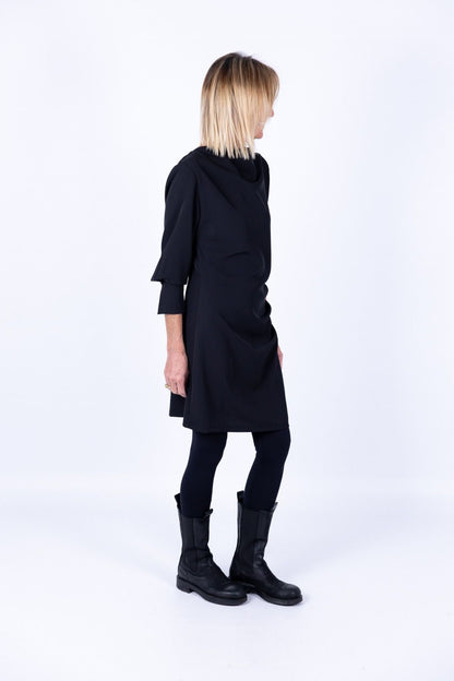 Susy Mix - Abito fluido con bottoni