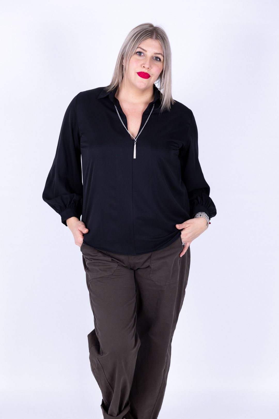 Susy Star - Blusa scollo V