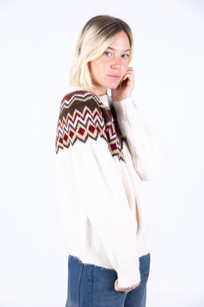 Susy Mix - Maglia jacquard lurex