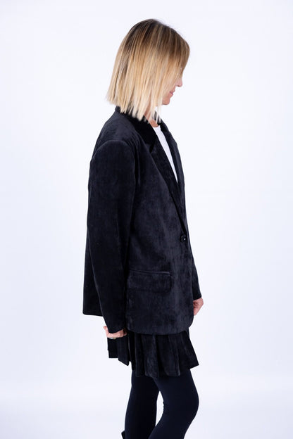 Susy Mix - Giacca di velluto liscio