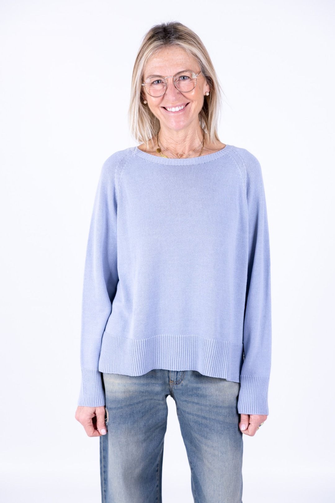 Susy Mix - Maglia barchetta raglan