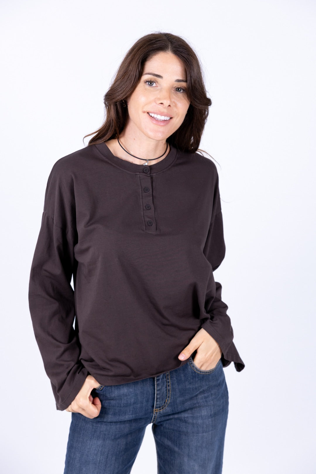 Susy Mix - T- Shirt serafino M/Calla
