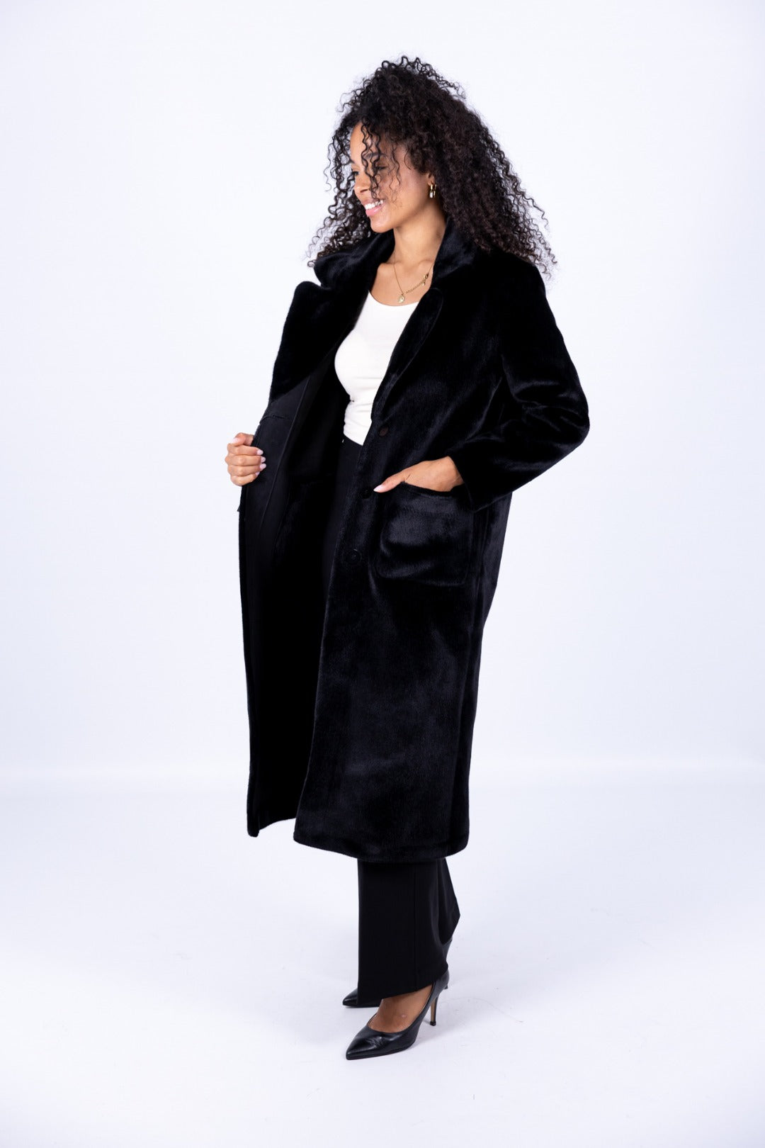 Ragno - Cappotto lungo con bottoni double