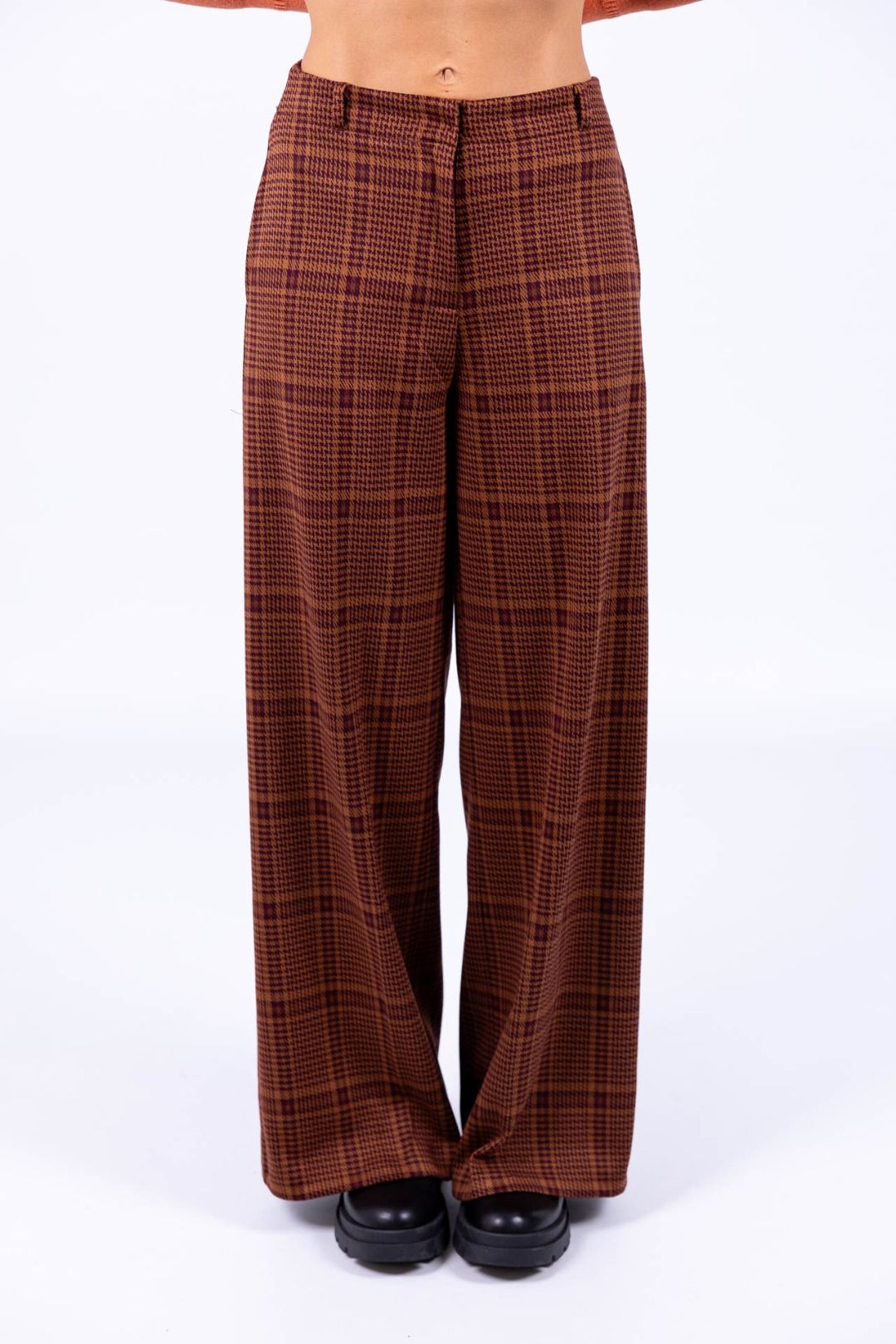 Surkana - Pantaloni ampi in jacquard