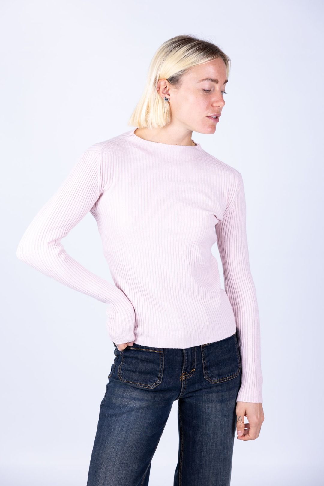 Susy Mix - Maglia lupetto costina