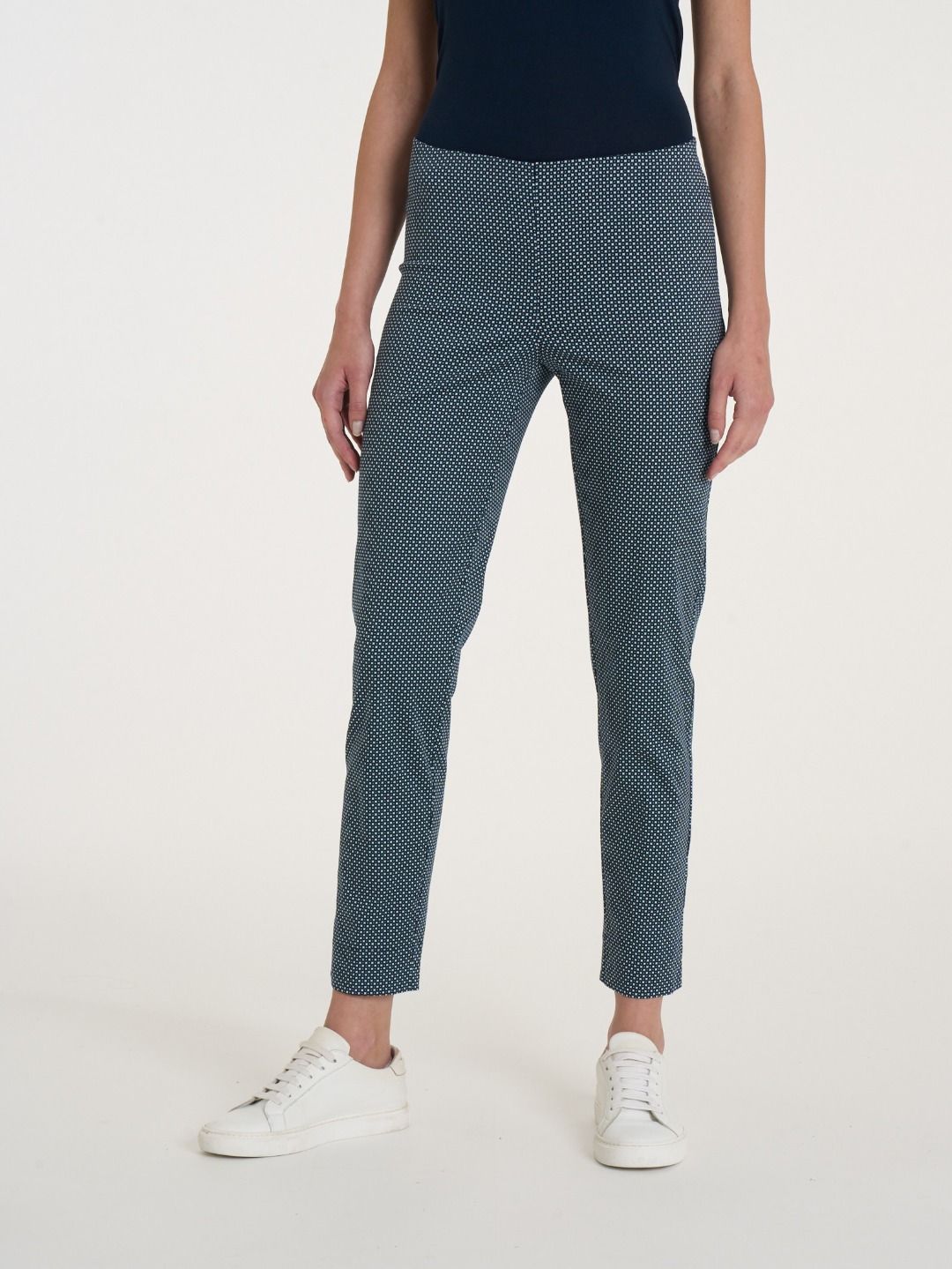 Ragno - Pantalone cigarette Capri fantasia