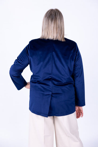 Susy Star - Giacca velluto doppio petto