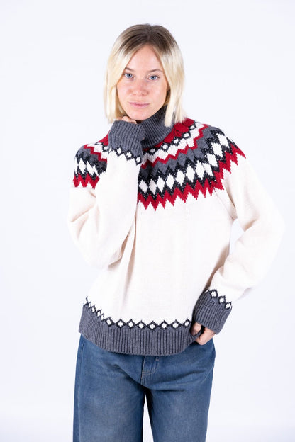 HaveOne - Girocollo rombi in lurex