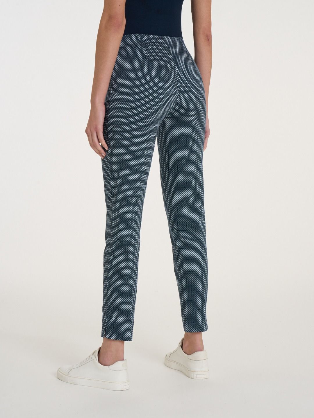 Ragno - Pantalone cigarette Capri fantasia