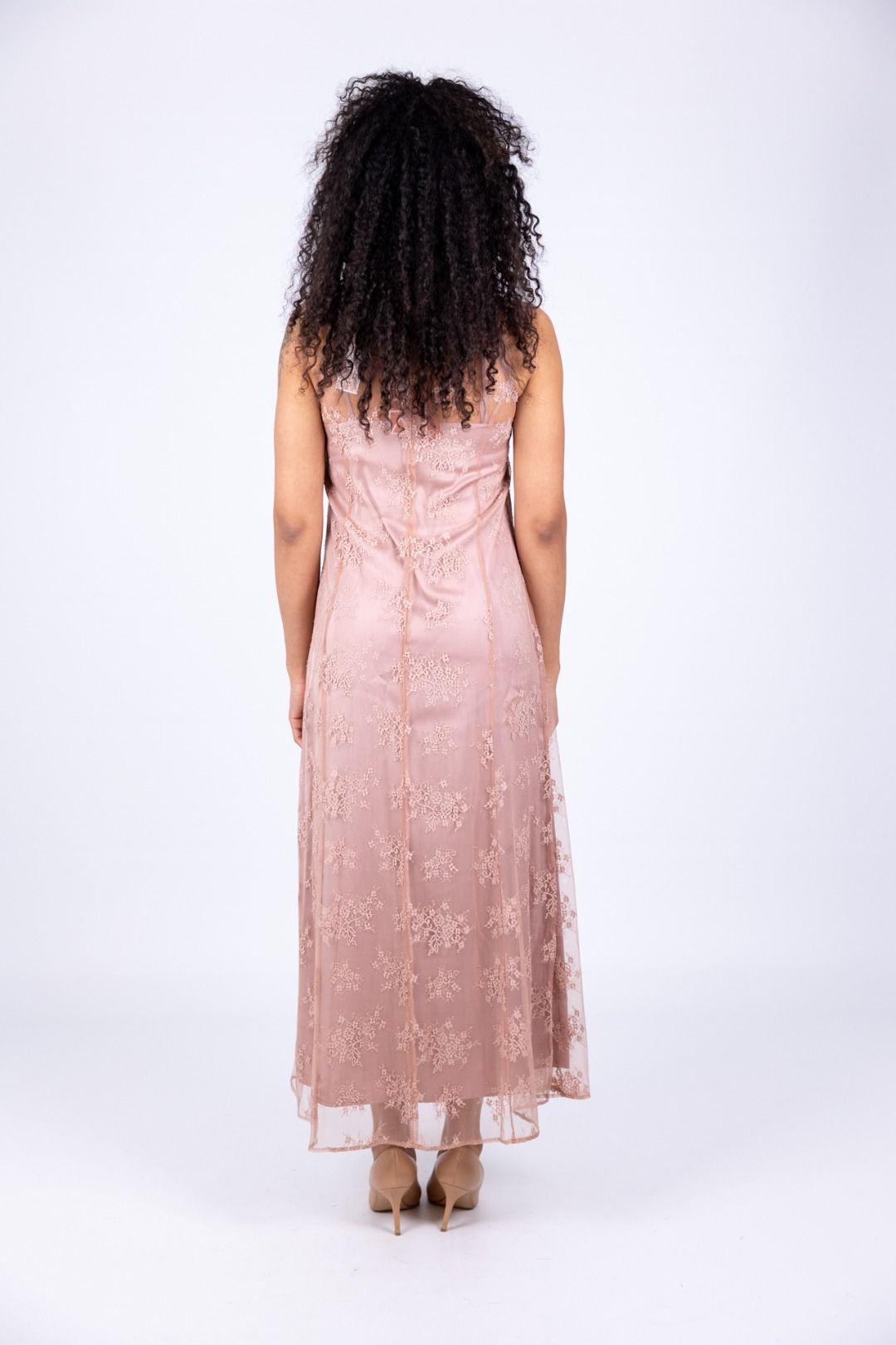 Emme - Abito pizzo rosa