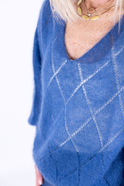 Amorė - Maglia ricamo kid mohair