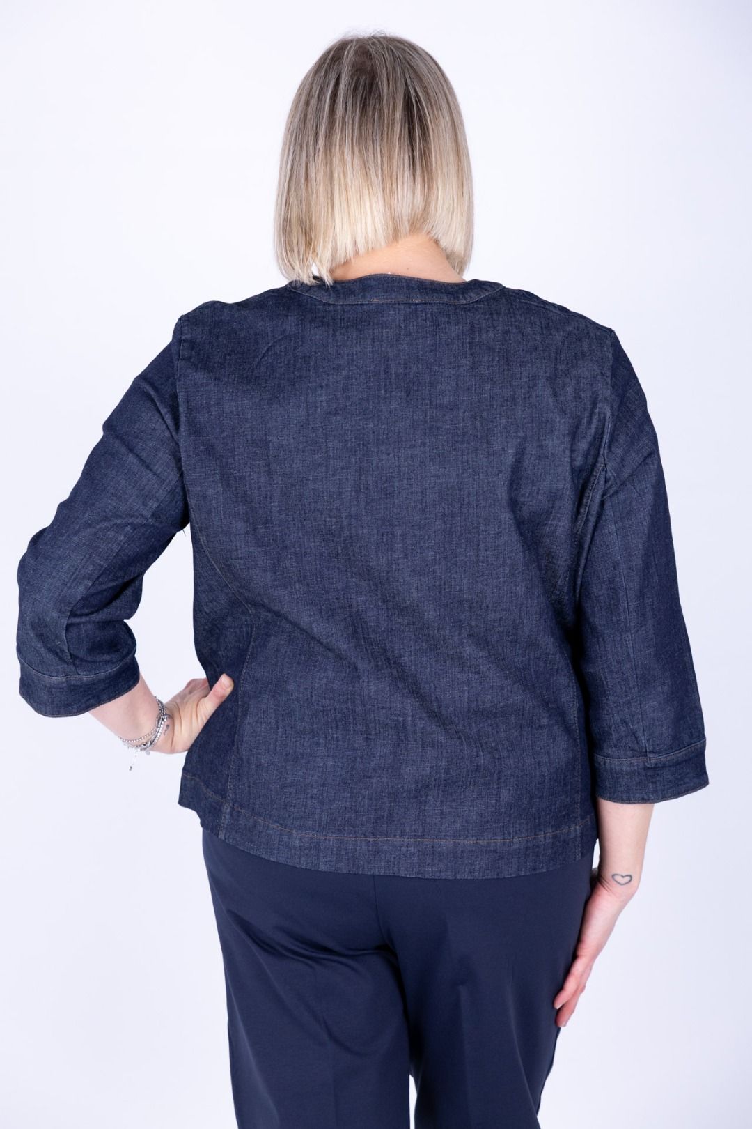 Ragno - Giacca Light Denim manica 3/4 C