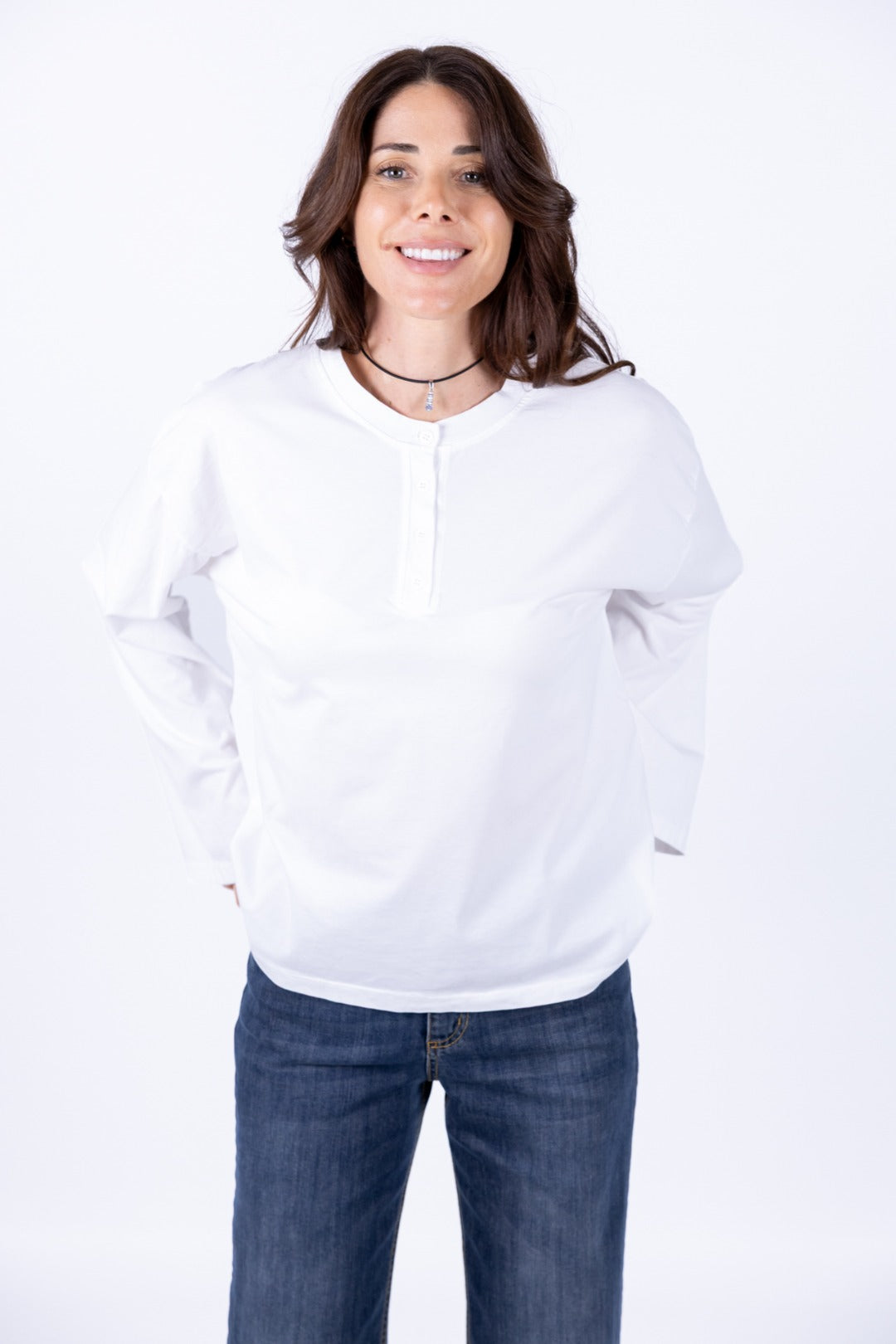 Susy Mix - T- Shirt serafino M/Calla