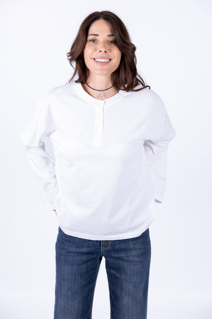 Susy Mix - T- Shirt serafino M/Calla