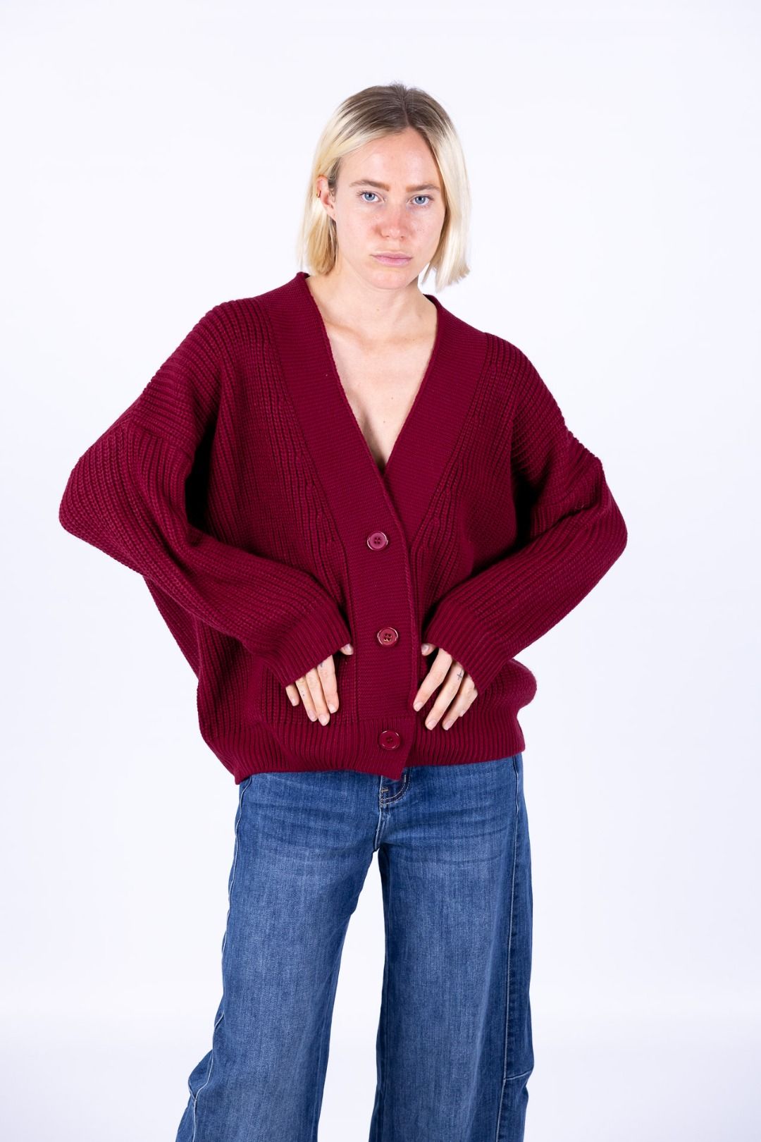 Susy Mix - Cardigan tre bottoni