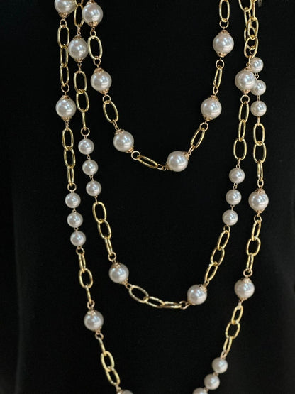Pupillo - Collana catena e perle