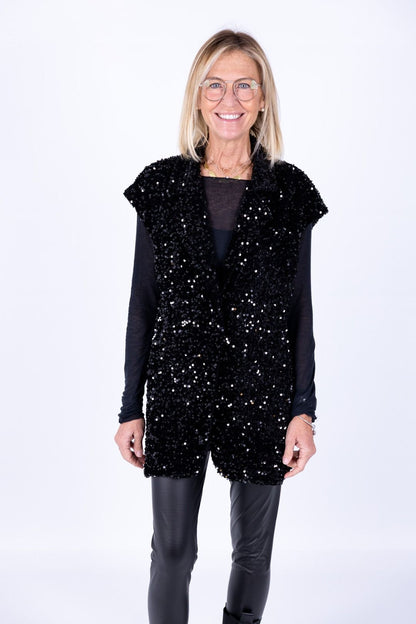 Le Streghe - Gilet paillettes
