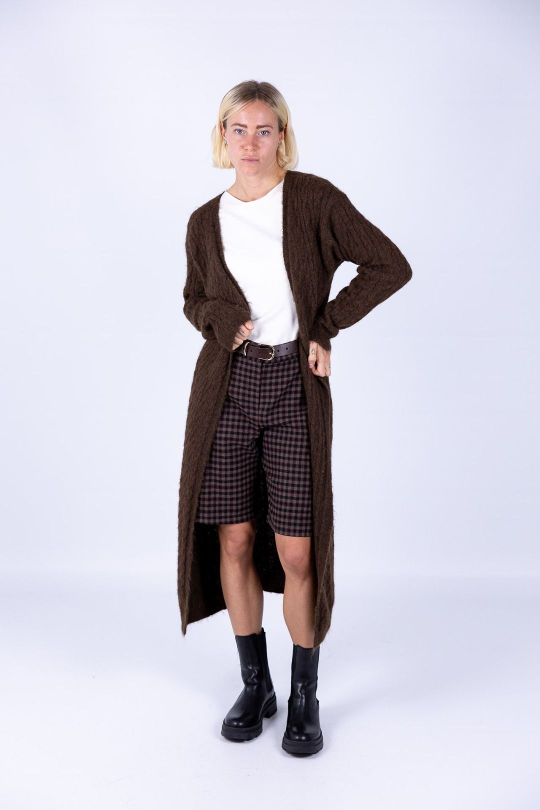 Susy Mix - Cardigan con treccia