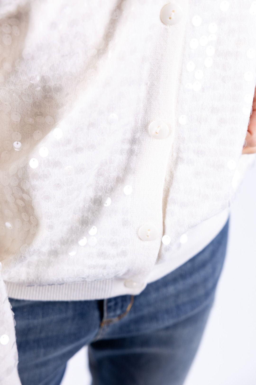 Susy Mix - Cardigan con paillettes