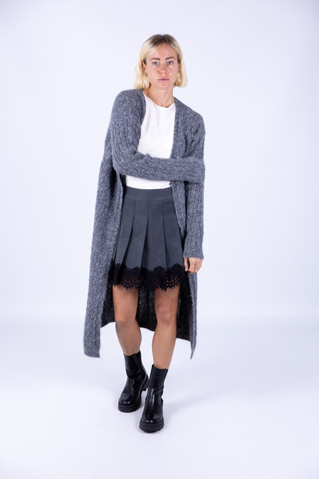 Susy Mix - Cardigan con treccia