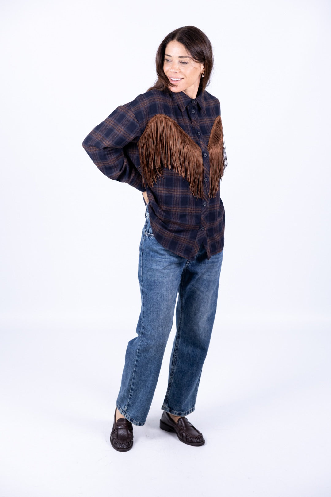 Tensione In - Camicia con frange