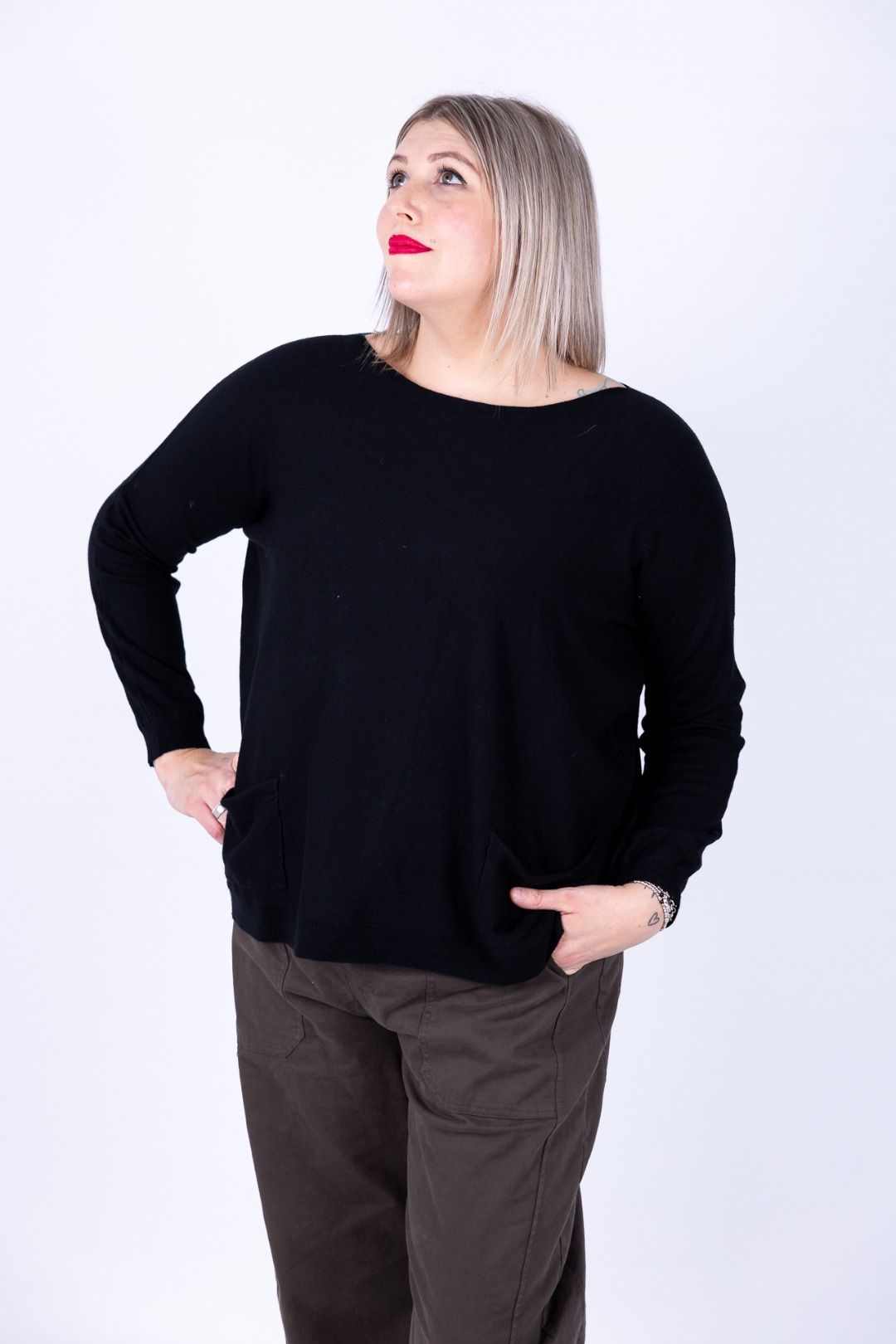 Susy Star - Maglia barca con tasche