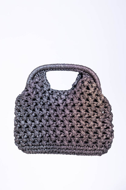 Gulp - Borsa intrecciata lurex
