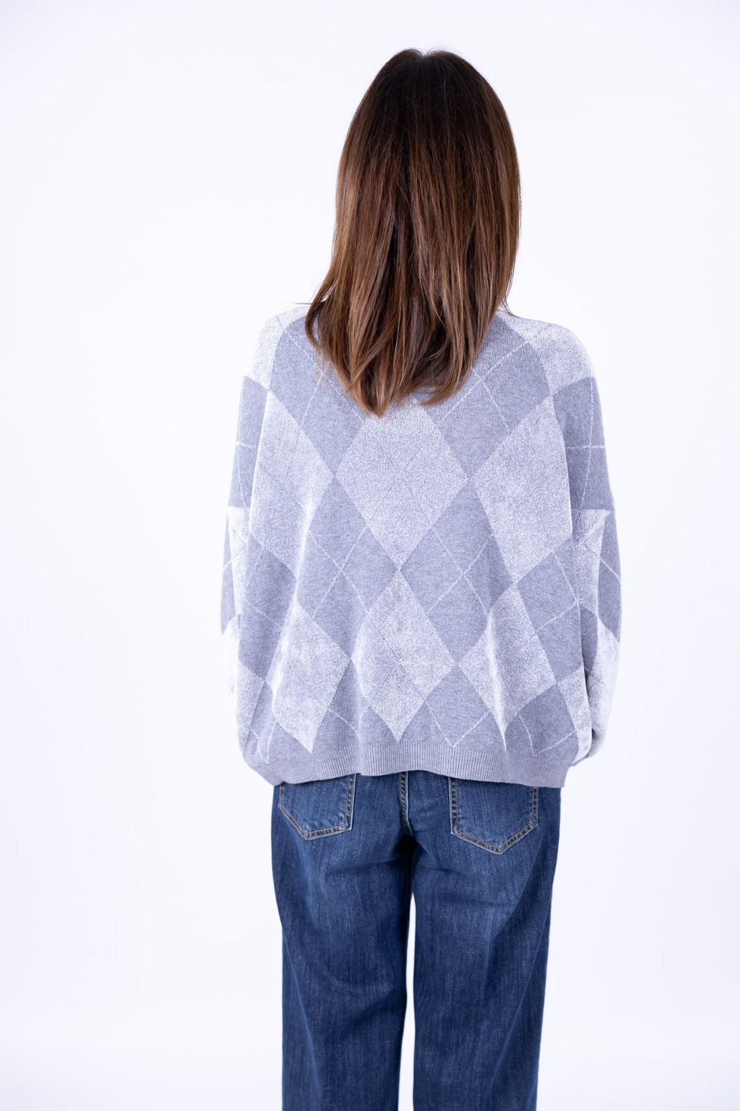 Susy Mix - Maglia con losanghe