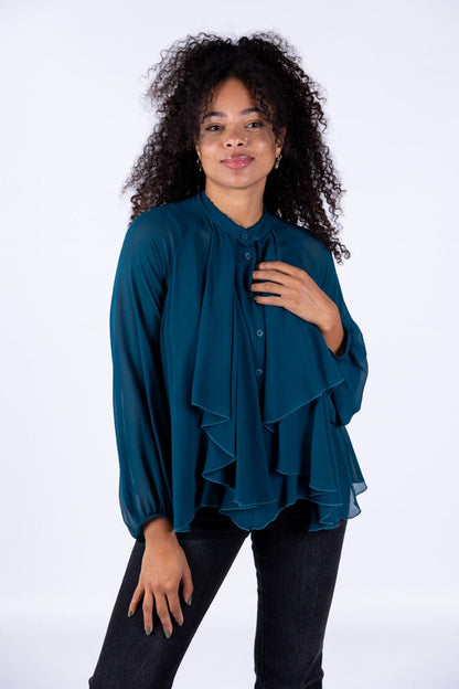 HaveOne - Camicia con gale